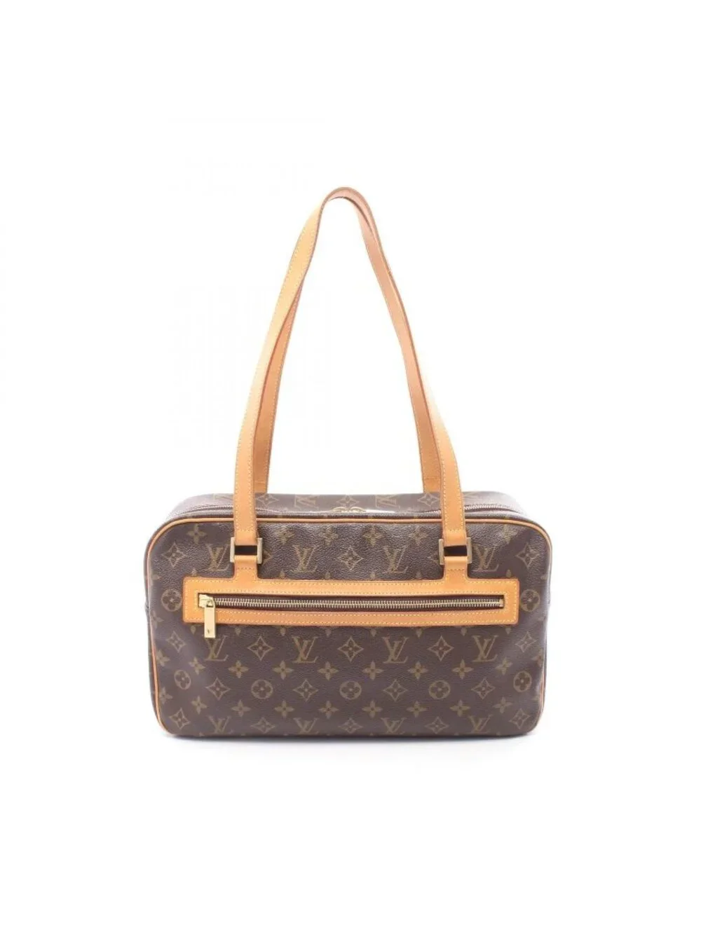 Louis Vuitton Shoulder Bag GM Canvas Leather GM